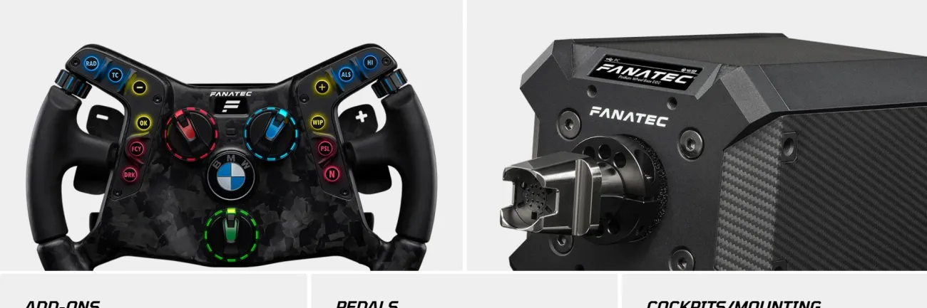 Fanatec lanceert nieuwe website in lijn met Corsair
