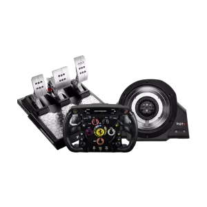Thrustmaster T-GT II Servo Base + Ferrari F1 Wheel Add-On + T-LCM Pedalen