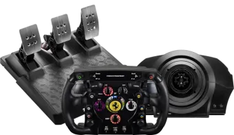Thrustmaster T300 RS Servo Base + Ferrari F1 Wheel Add-On + T-3PM pedalen